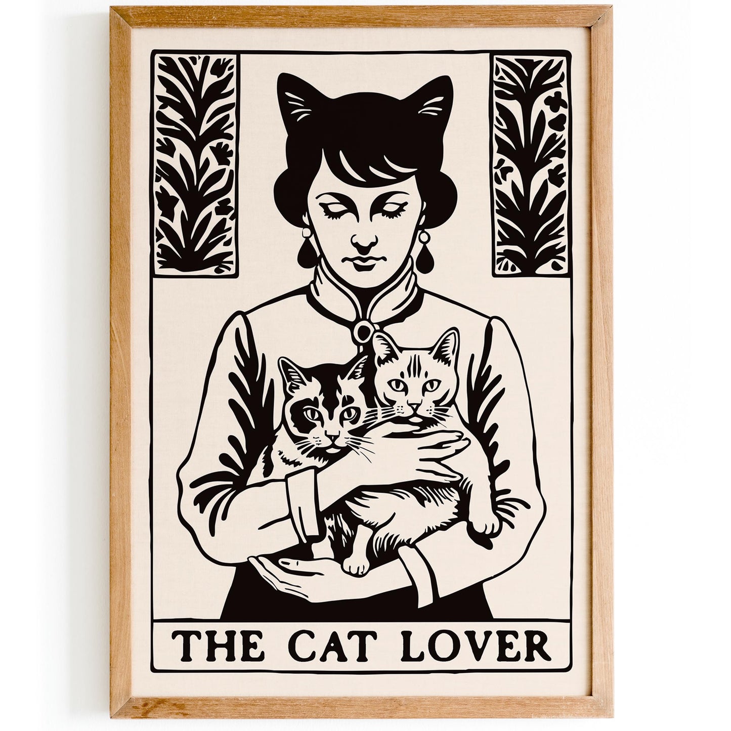 Cat Lover Vintage Print