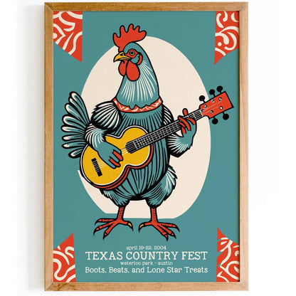Texas Country Fest Poster Print