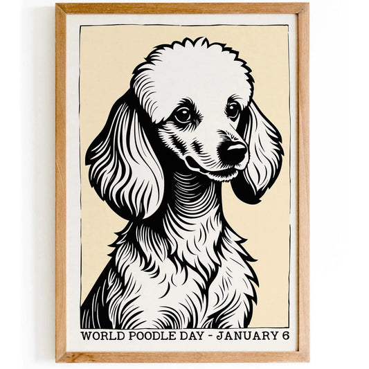 World Poodle Day Art Print