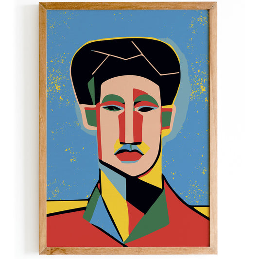 Cubism Portrait Reproduction Poster