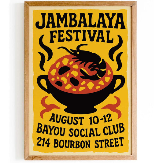 Jambalaya Festival Poster Print