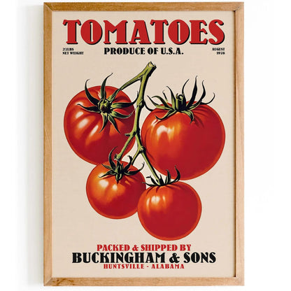 1928 Tomato Crate Art
