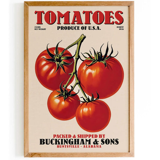 1928 Tomato Crate Art