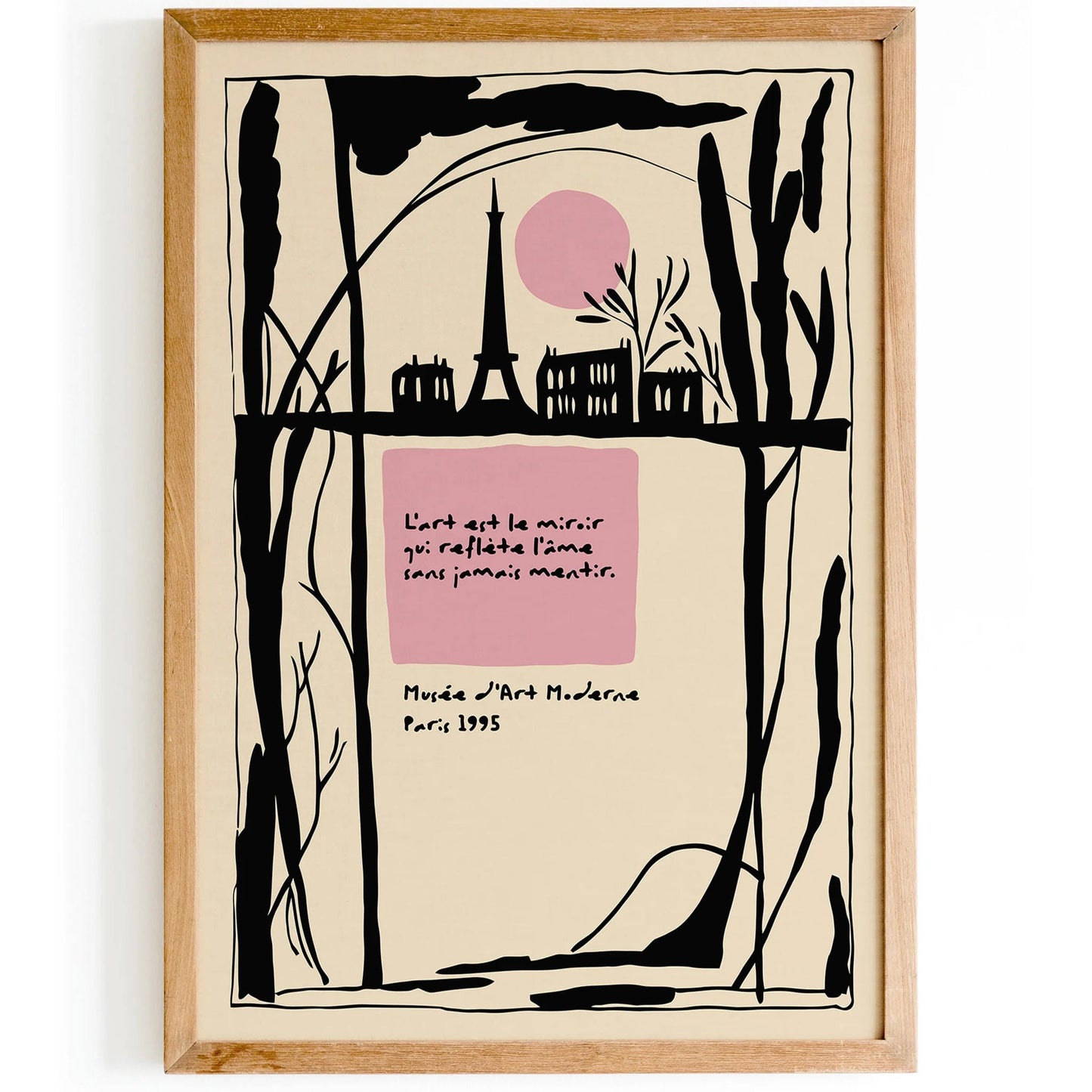 Museum Paris France Poster – Retro Art Print