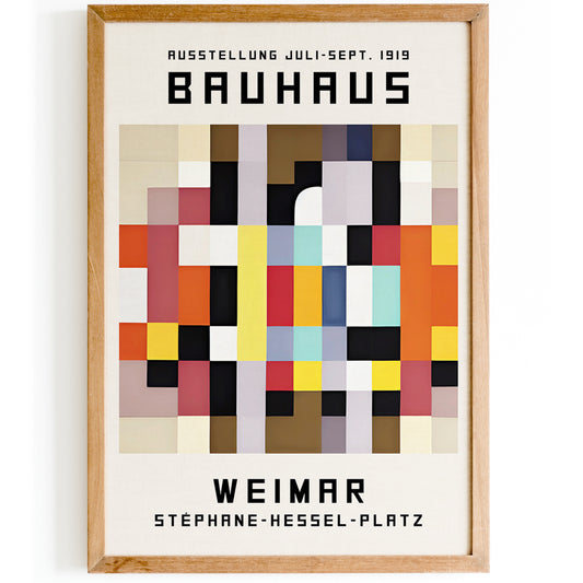 Retro Weimar Bauhaus Poster