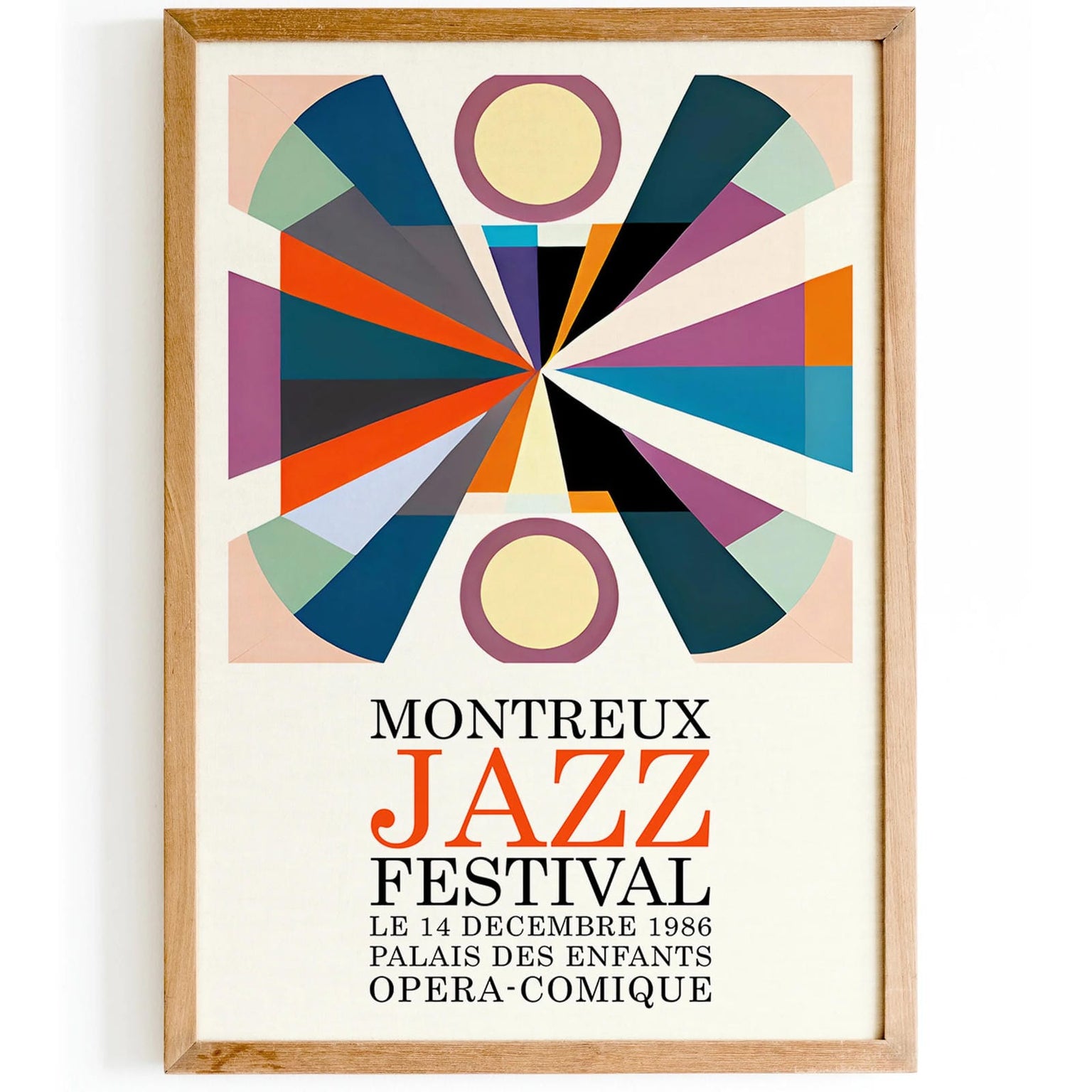 Affiche Les Ballets de Paris - Danseuse de ballet rétro, Art mural, décoration intérieure, impression d'intérieur - France