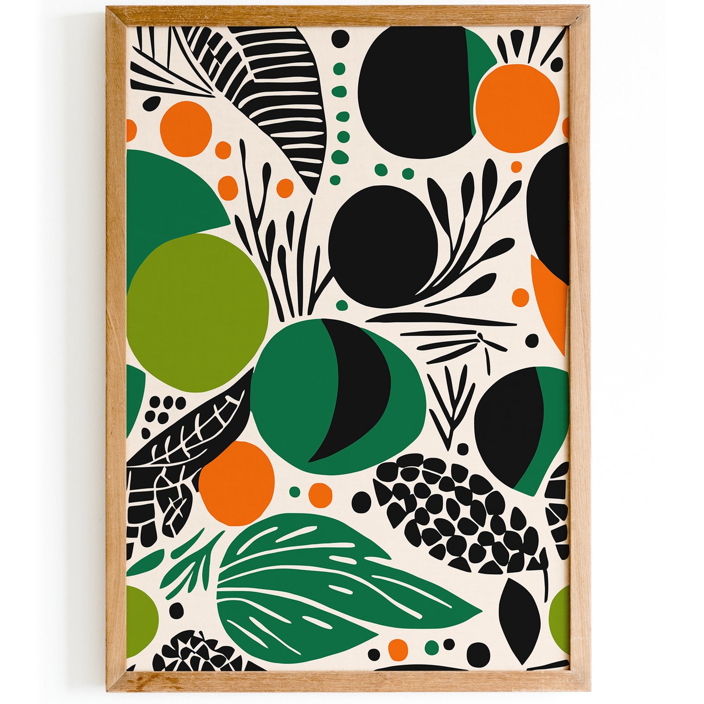 Green Abstract Nature Wall Art