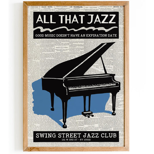 Swing Street Jazz Club Poster