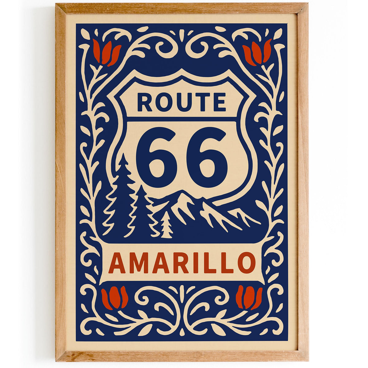 Amarillo Route 66 Travel Poster