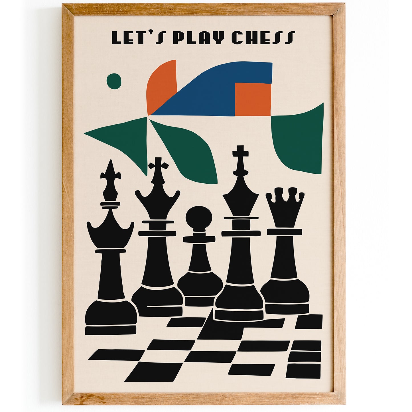 Let's Play Chess Poster