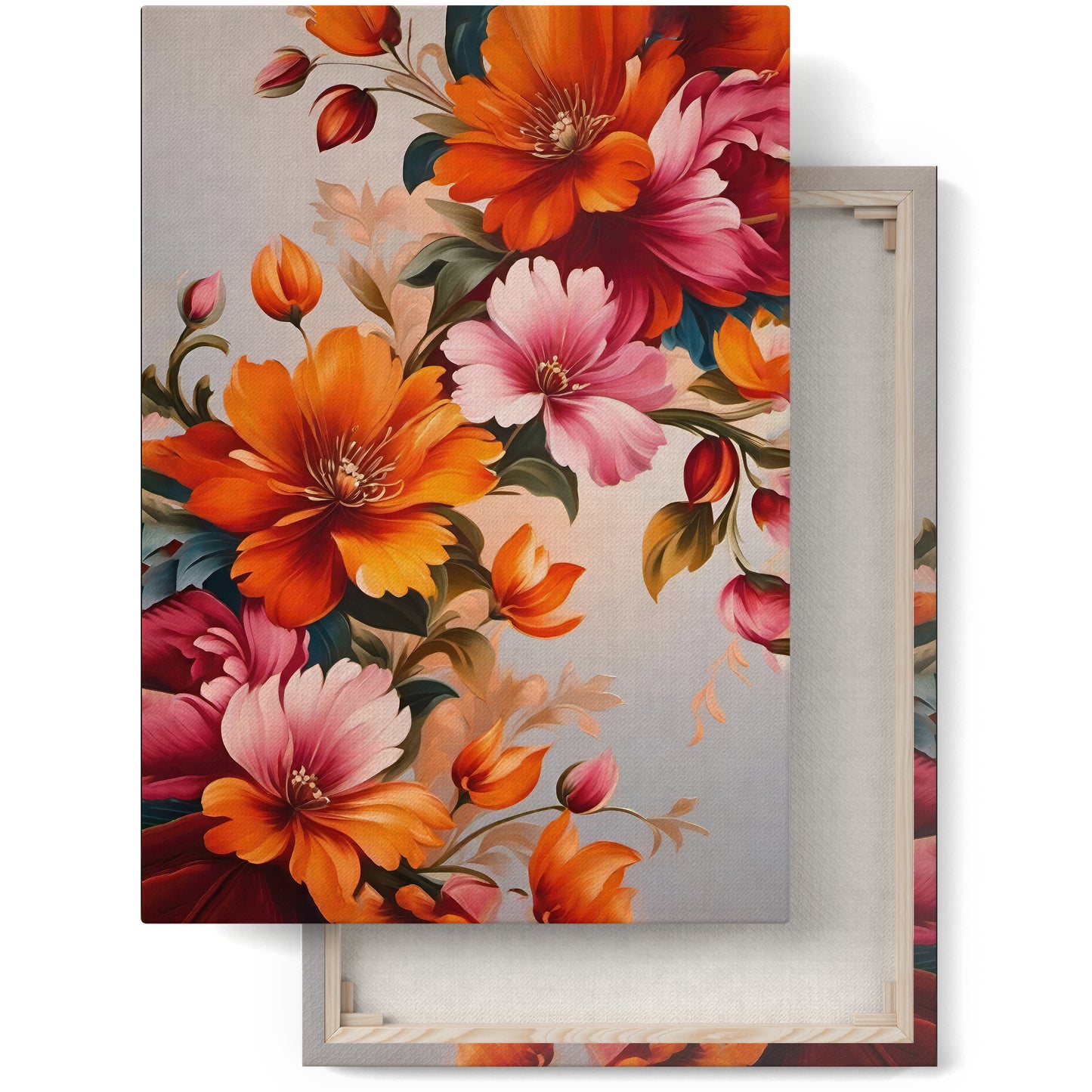 Victorian Blossoms Elegance Canvas Art