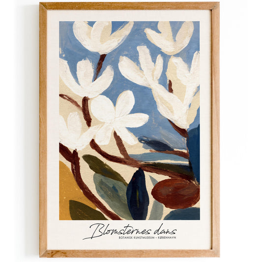 Copenhagen Flower Market Poster