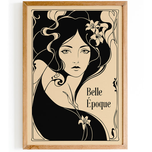 Art Nouveau Woman Poster