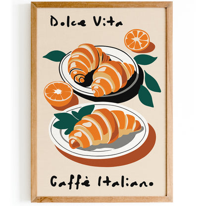 Dolce Vita Caffe Italiano Poster