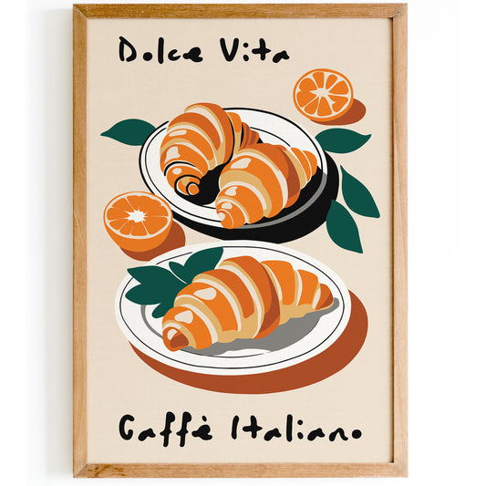 Dolce Vita Caffe Italiano Poster