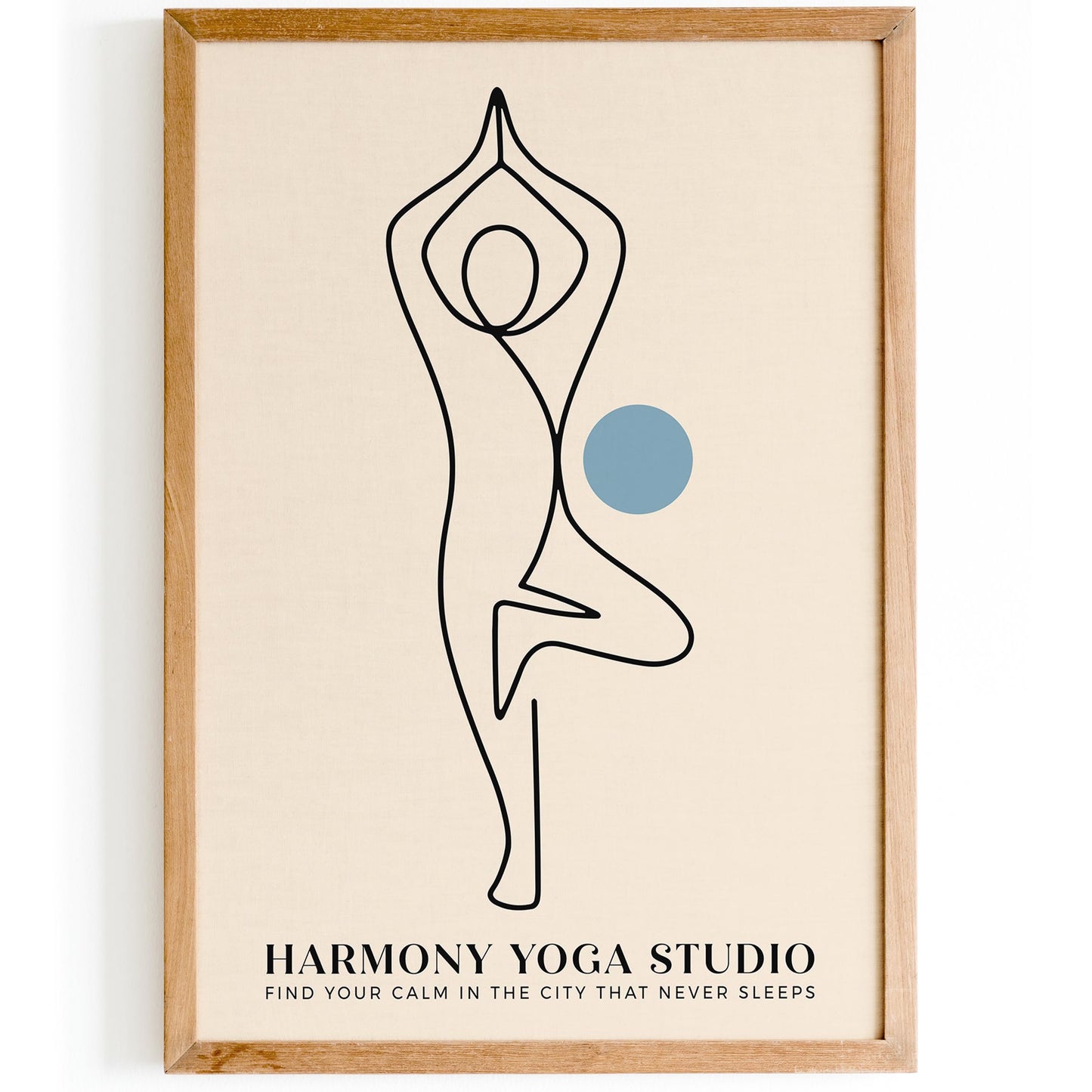 Yoga Wall Art Print – Yoga Lover Gift Idea Decor