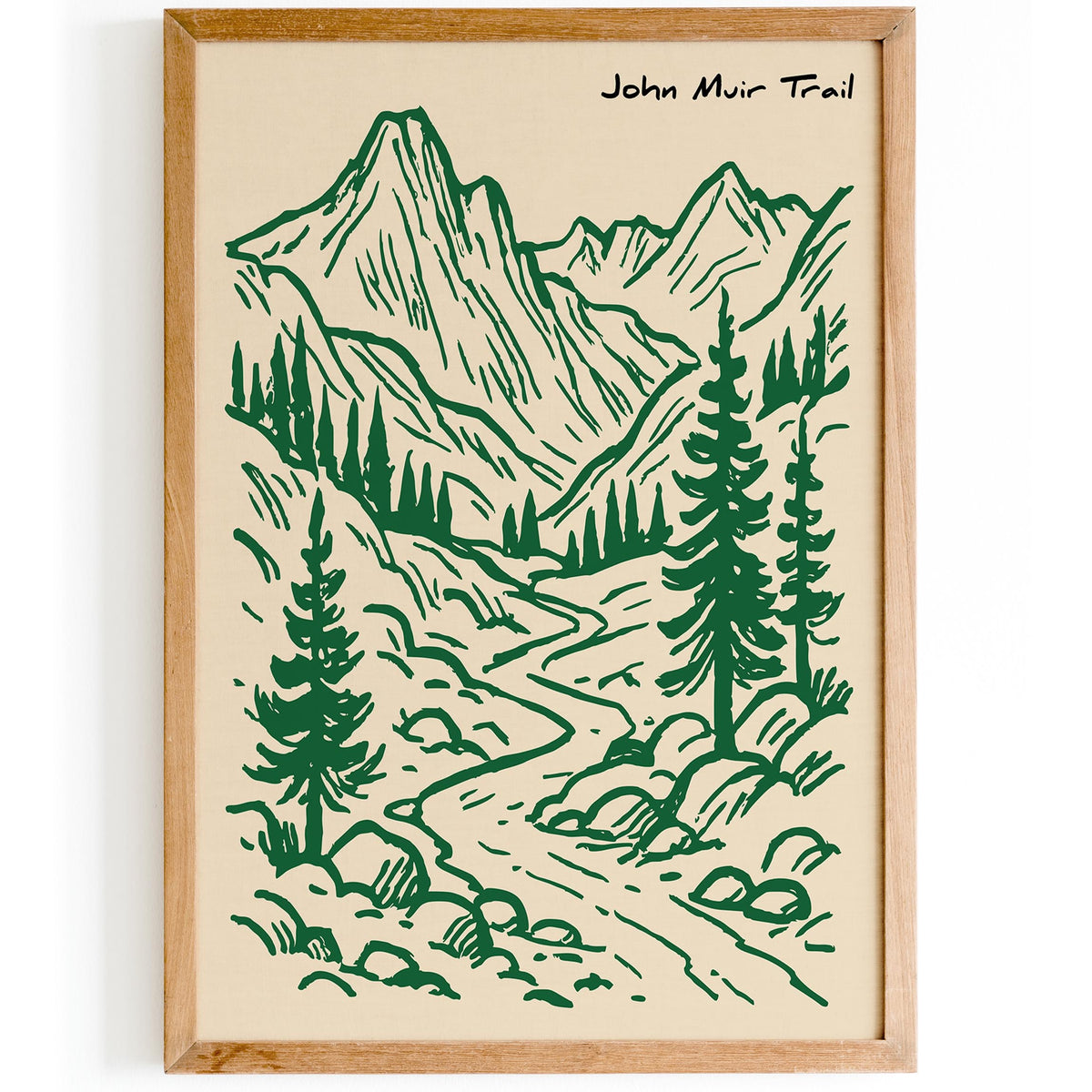 John Muir Trail Poster