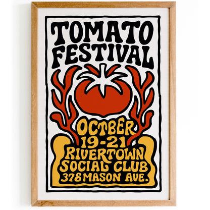 Tomato Festival Poster Print