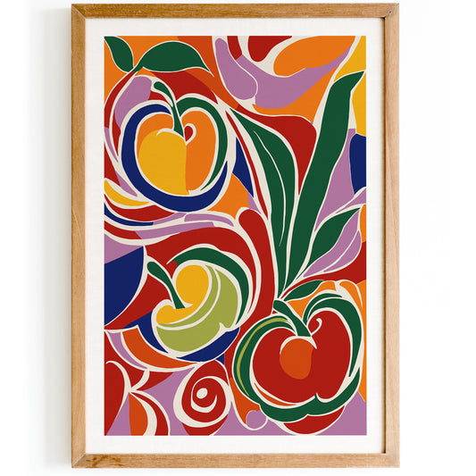 Colorful Fruit Kitchen Poster