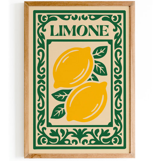 Limone Kitchen Poster 2026