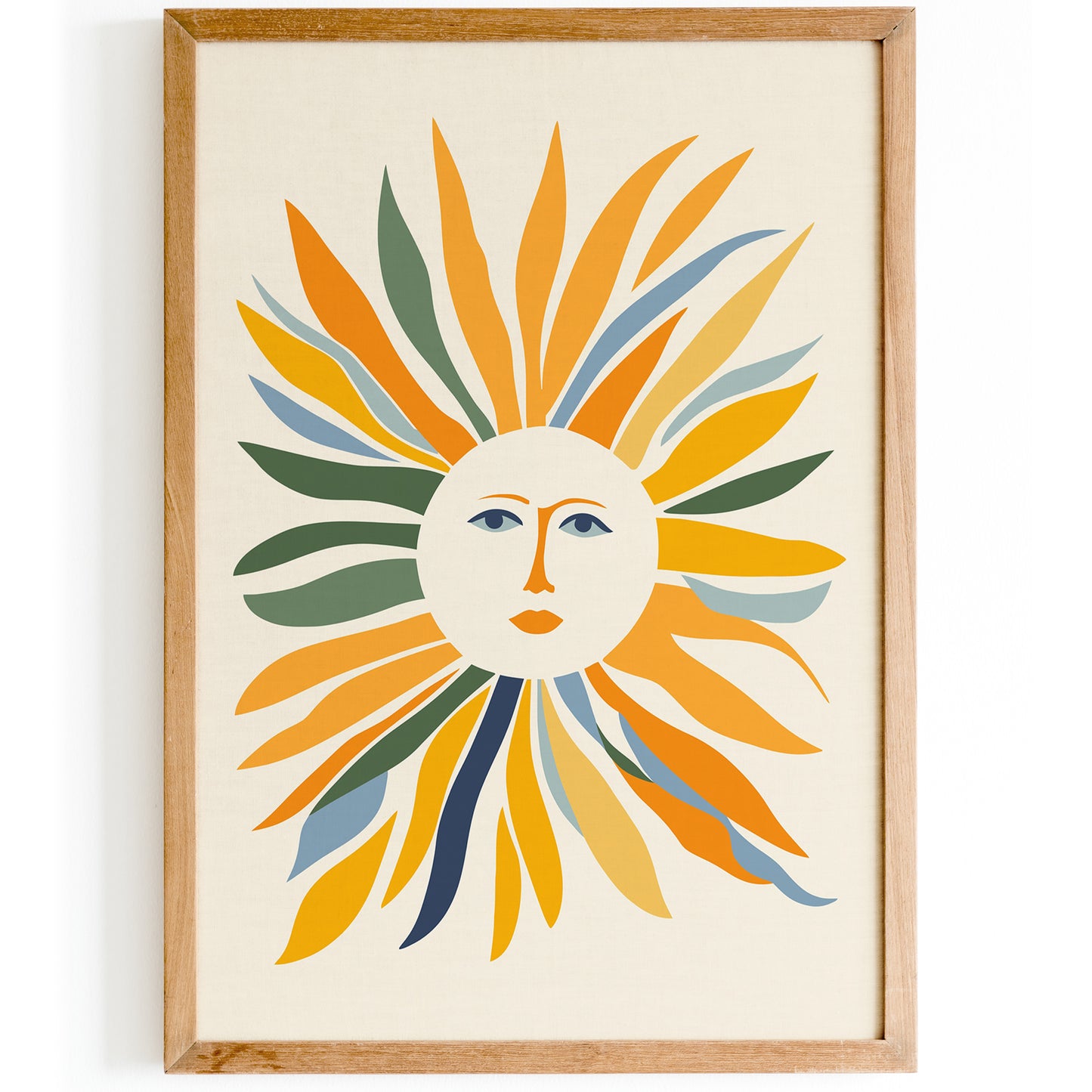 Mid-Century Modern Sunny Mood Art Print