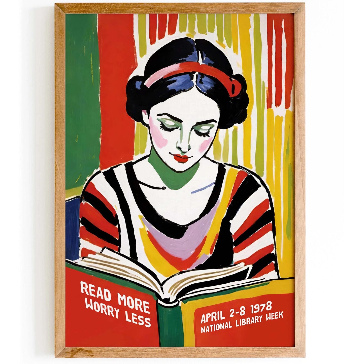 Read More Worry Less Poster Print