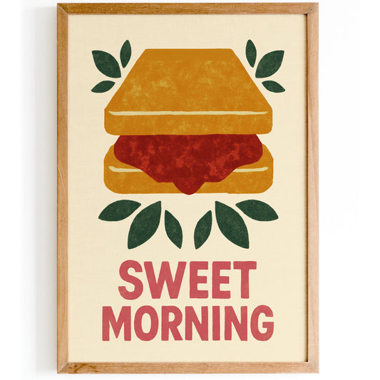 Sweet Morning Sandwich Poster