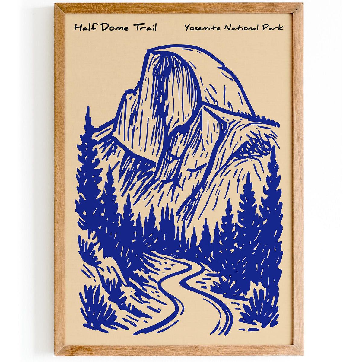 Half Dome Yosemite National Park Poster