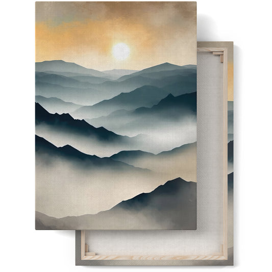 Mystical Sunrise Canvas Wall Art