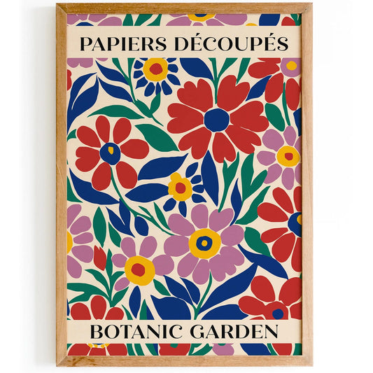 Botanic Garden Colorful Floral Print