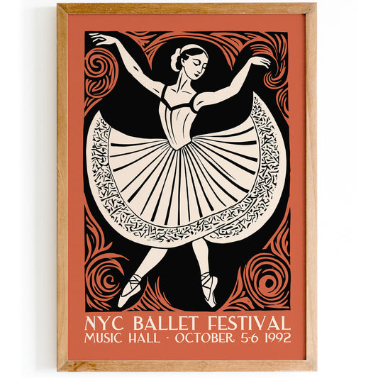 NYC Ballet Festival 1992 Poster