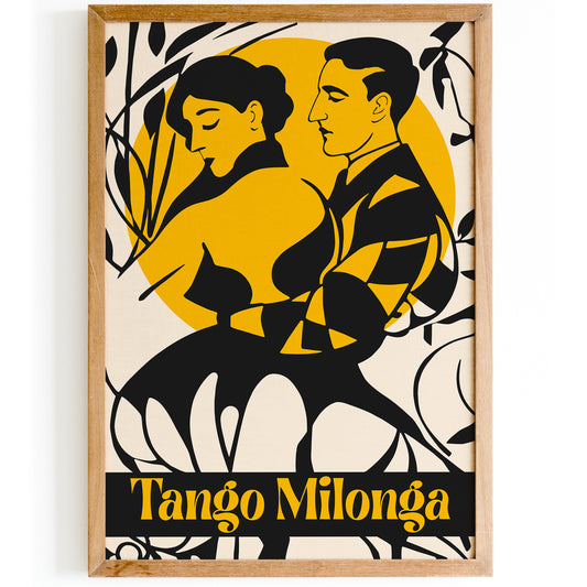 Tango Milonga Dance Art Print 2024