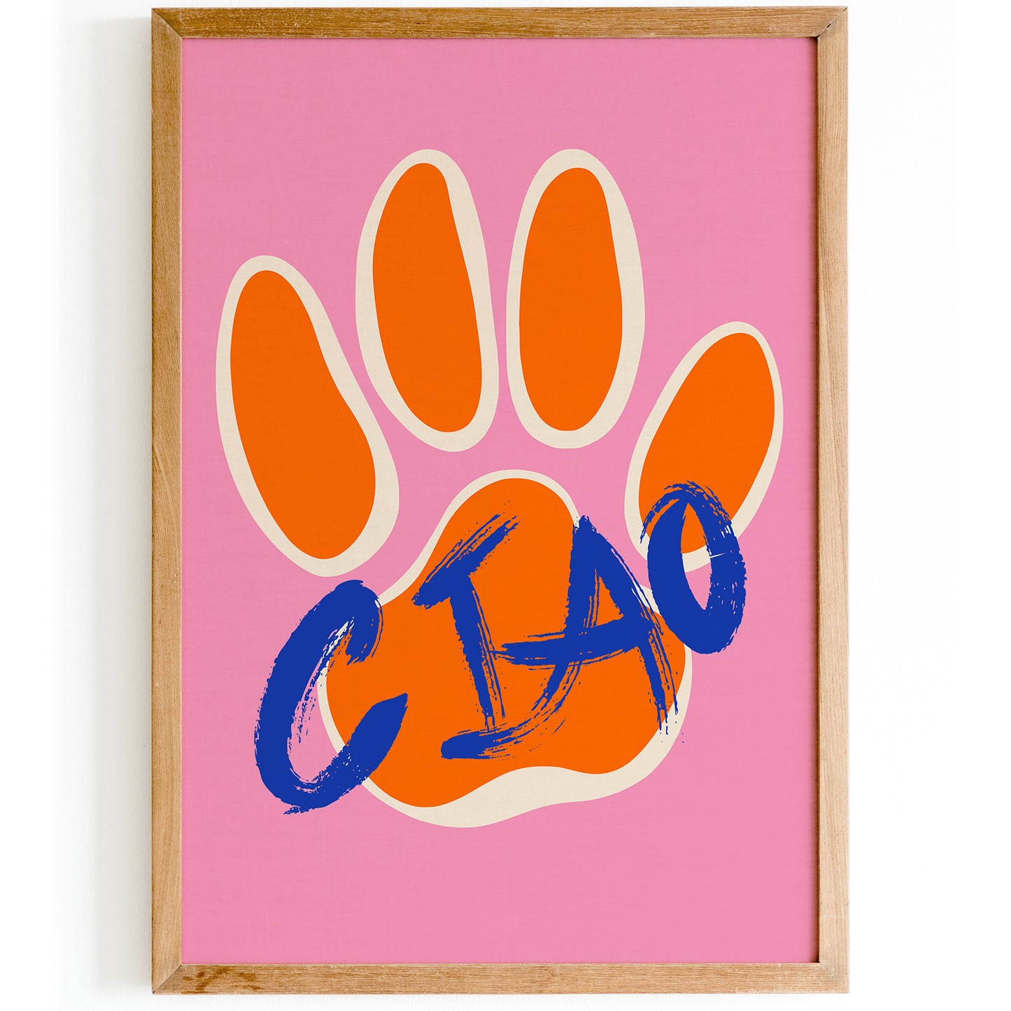 Ciao Pop Art Cats Paw Wall Art 2024