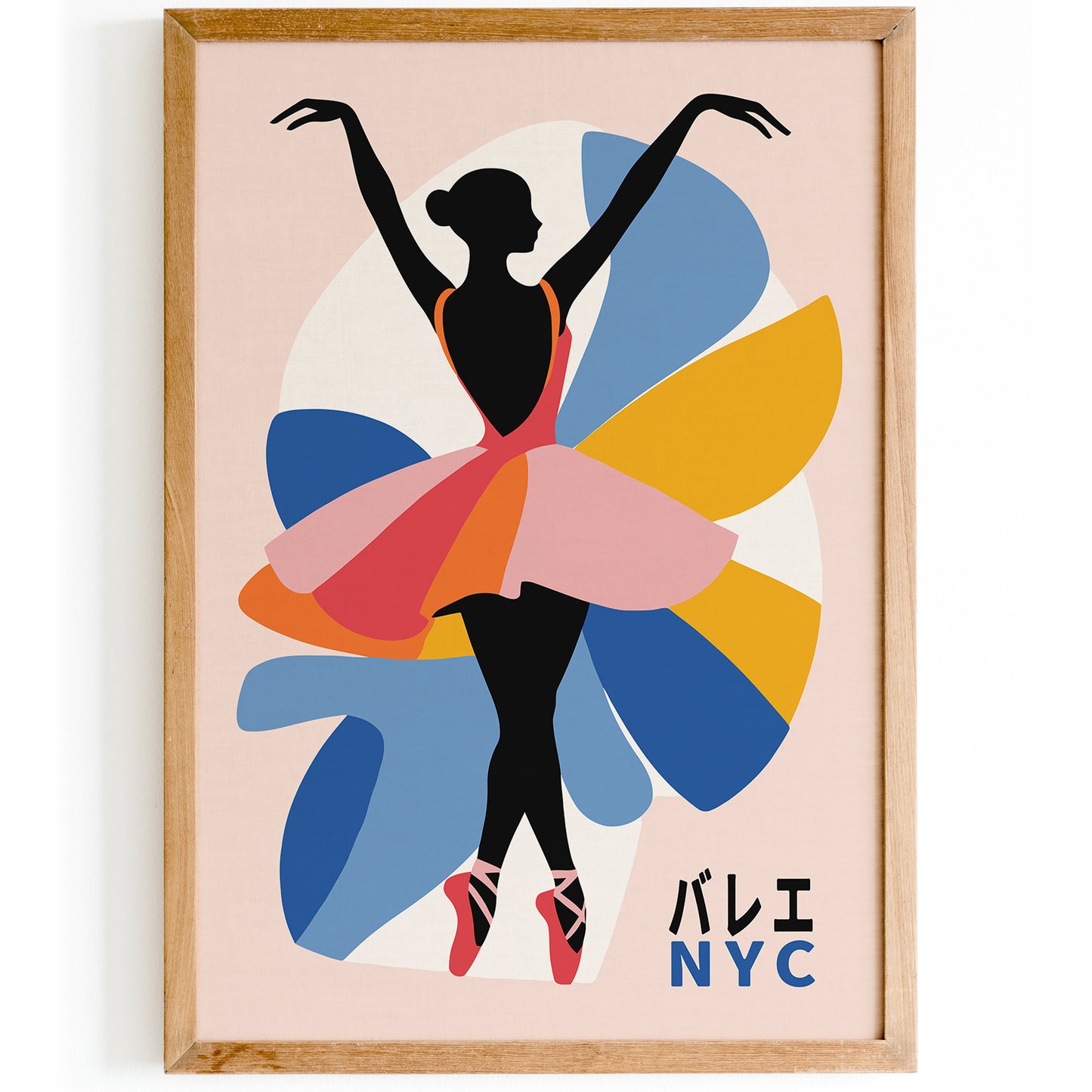 Ballerina Japanese Wall Art Print