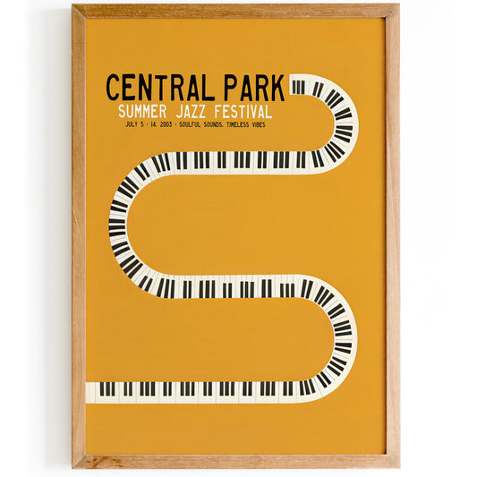 Central Park Summer Jazz Festival 2003 Poster