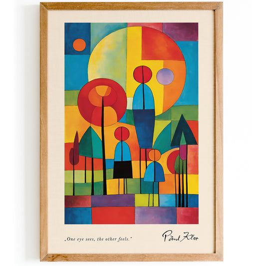 Colorful Family Paul Klee Wall Art