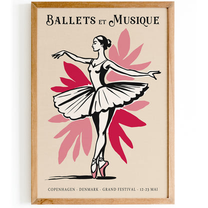 Ballets et Musique Denmark Poster