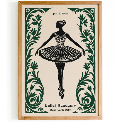 NYC Ballet Academy Homage to George Balanchine Poster