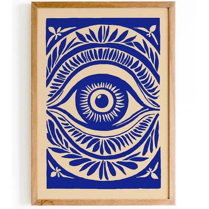 Mystical Blue Eye Poster