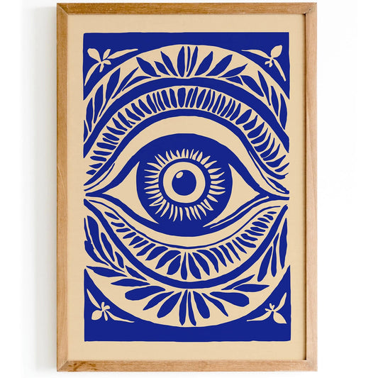 Mystical Blue Eye Poster