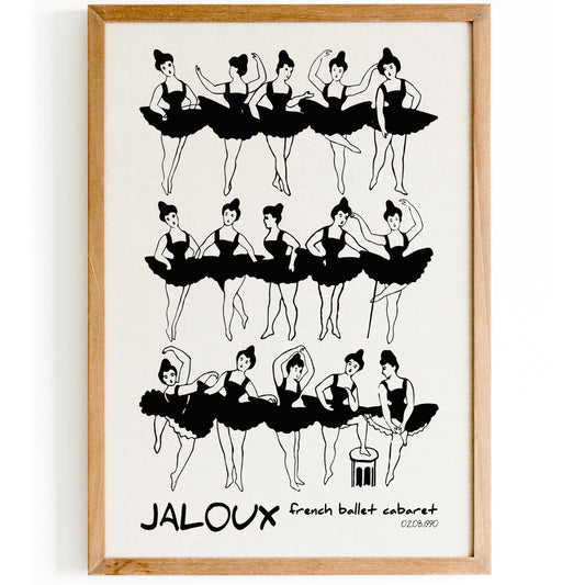 Jaloux French Ballet Cabaret Art Print