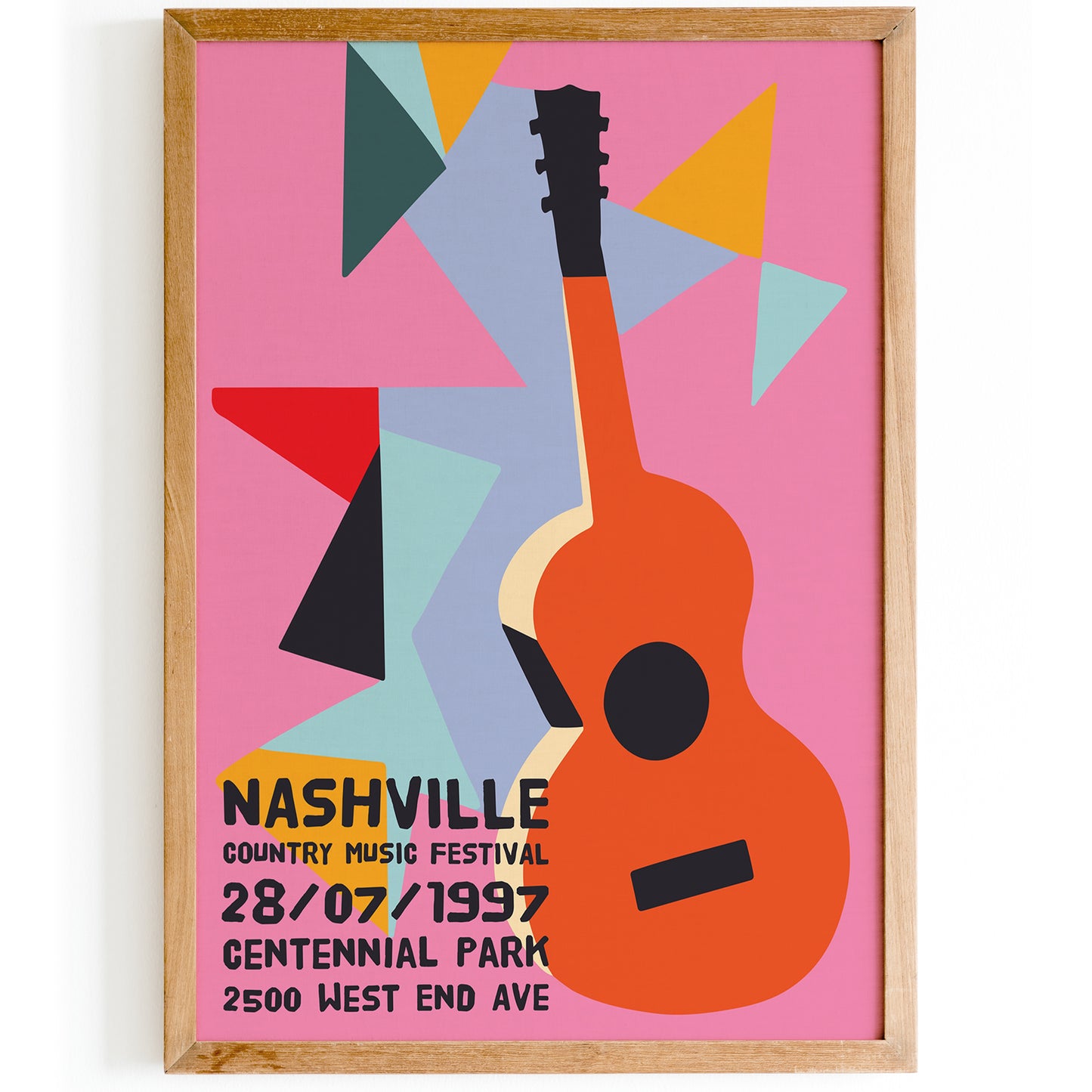 Nashville 1997 Country Poster