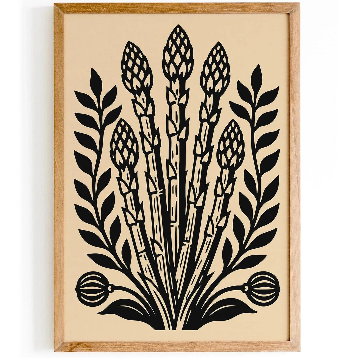 Asparagus Vintage Style Kitchen Art Print