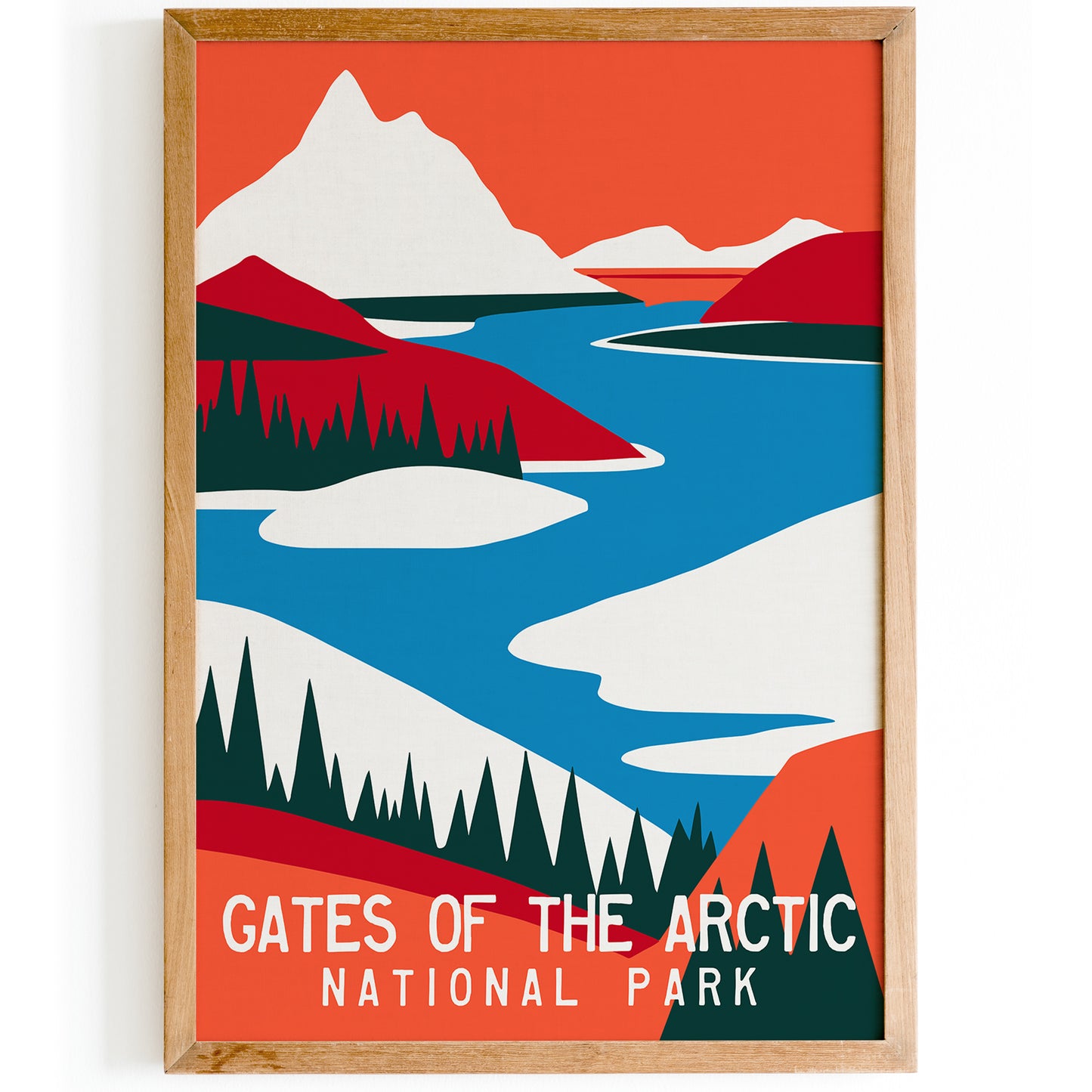 Vintage Park Travel Poster