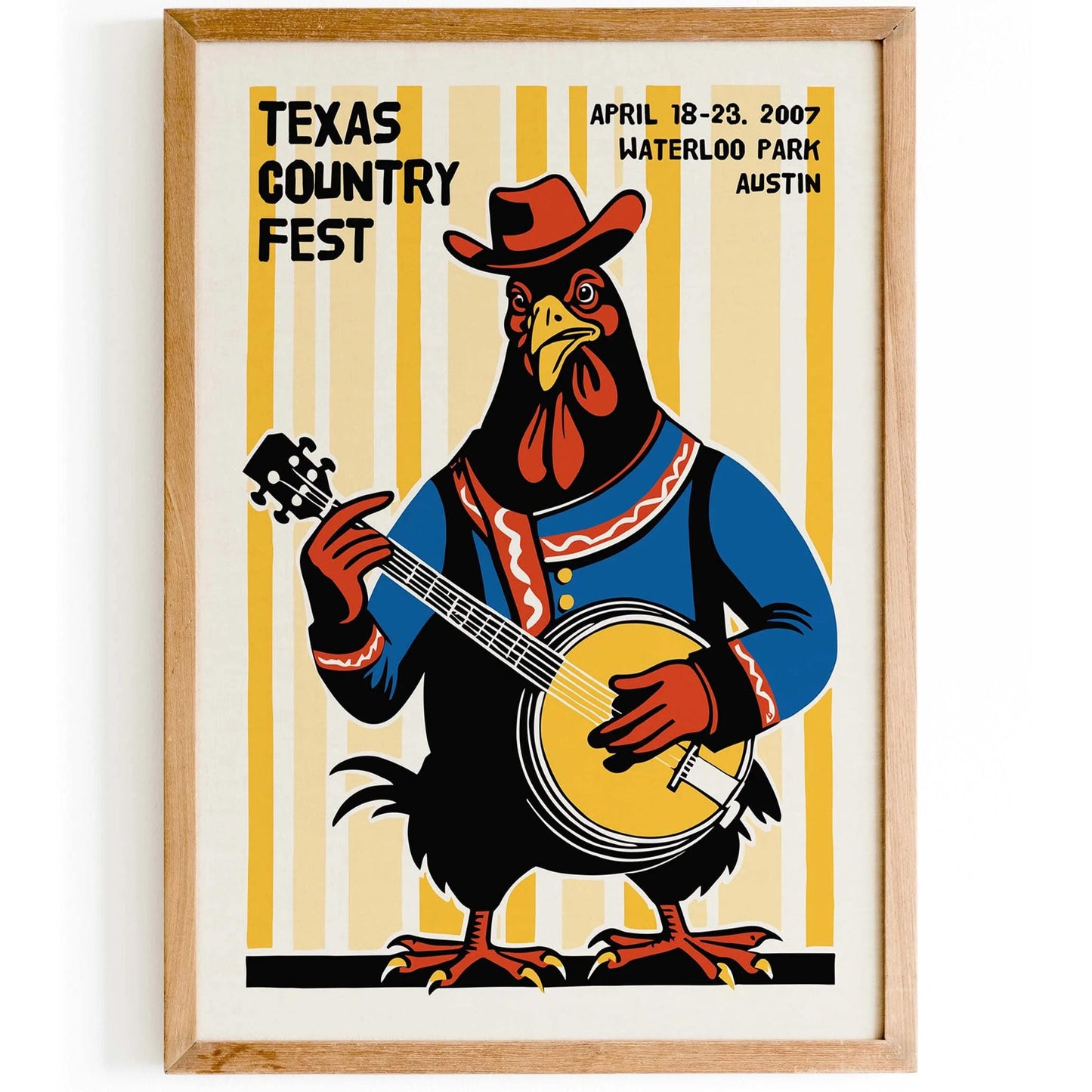 Texas Country Fest Poster Print