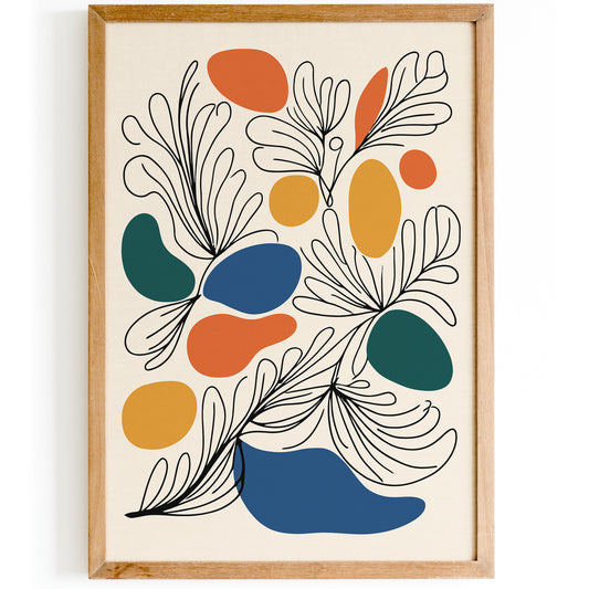 Minimalist Nature Wall Art Print 2025