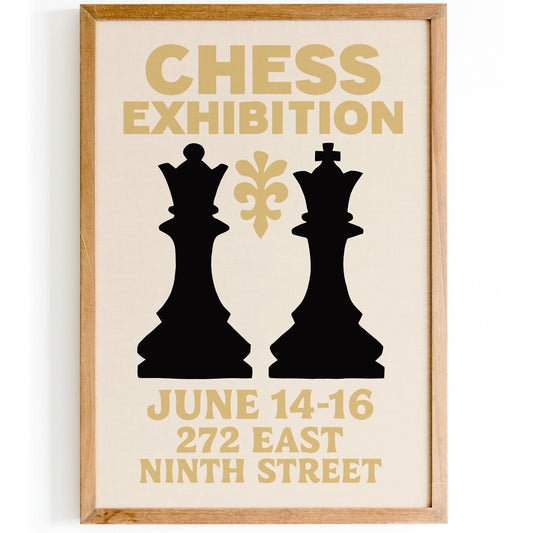 Chess Exhibition Poster