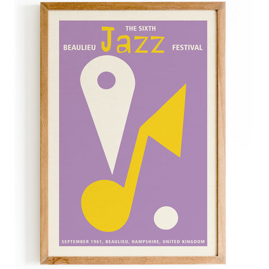 Beaulieu Jazz Festival UK Poster