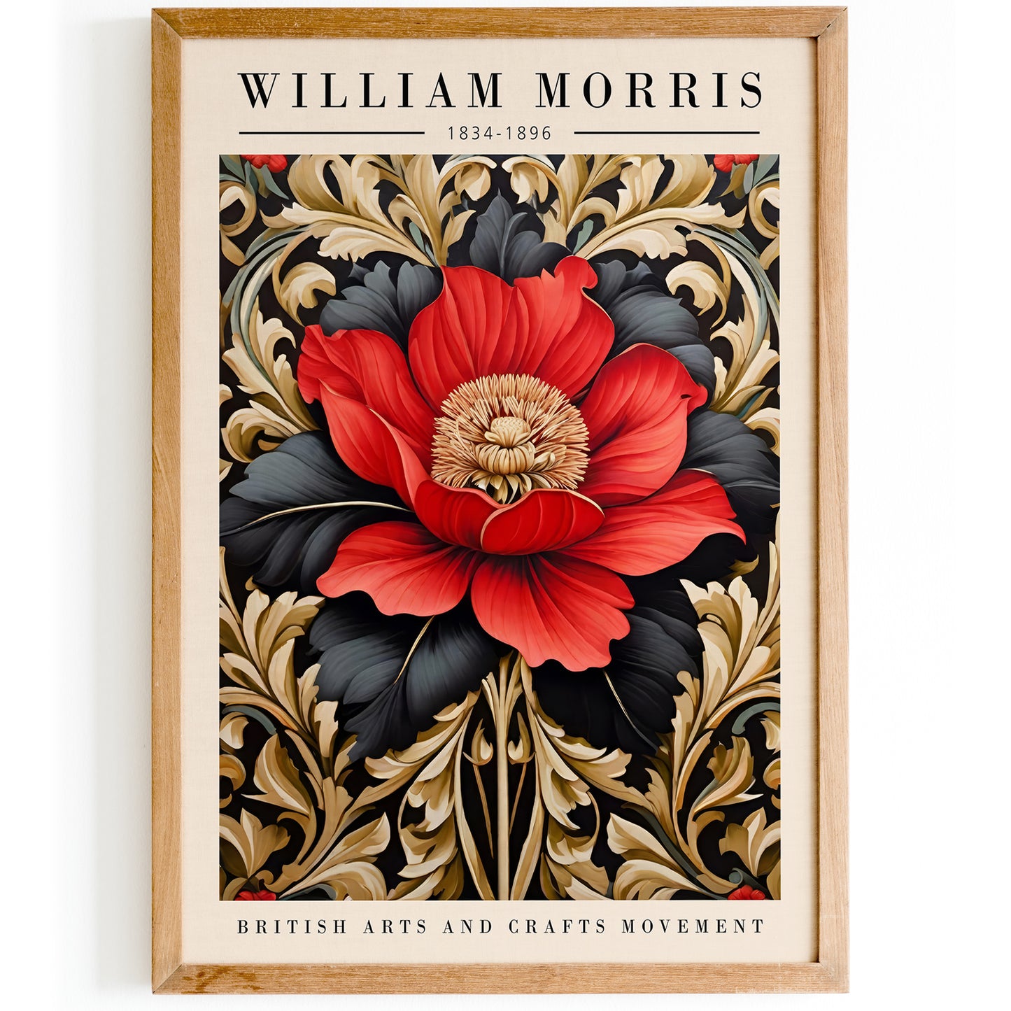 Nature's Tapestry: William Morris-Inspired Poster