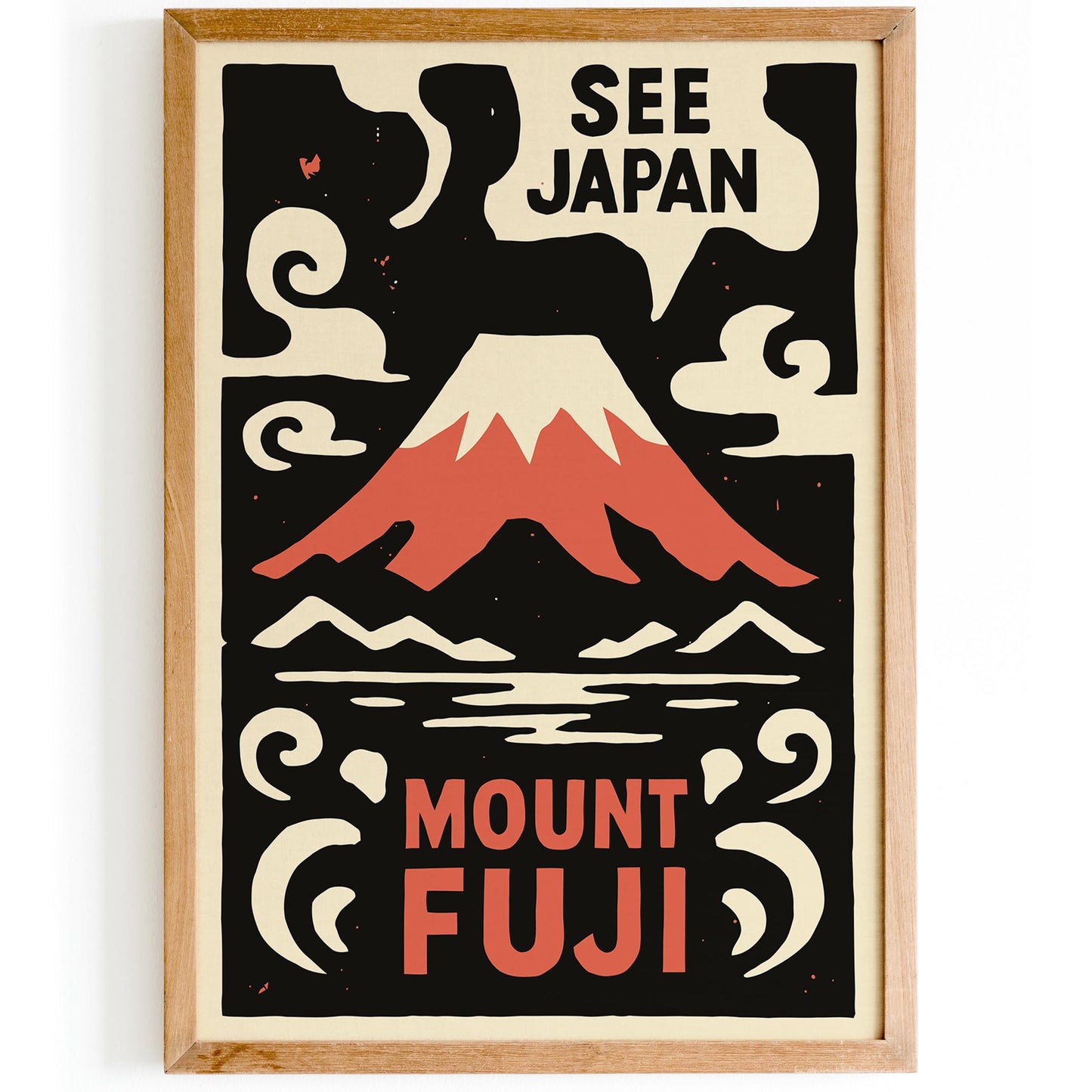 Classic Japan Travel Poster Print